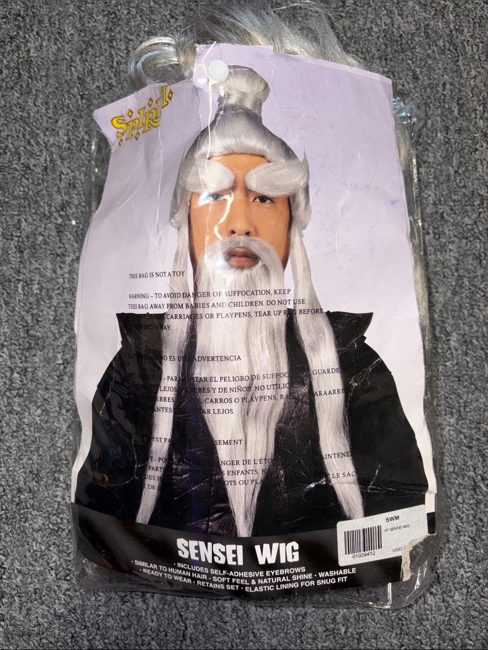 Spirit Halloween Sensei Wig